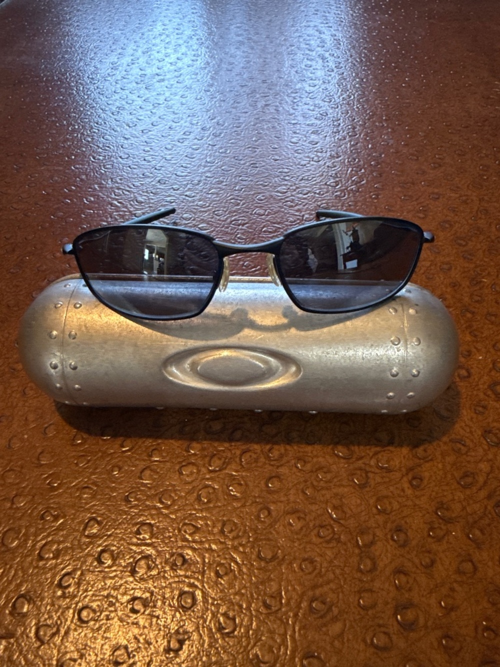 Oakley wireframes and Oakley sunglasses case vintage